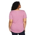 thumbnail image 3 of George Women's Plus Scoop Neckline Tee, 3 of 6