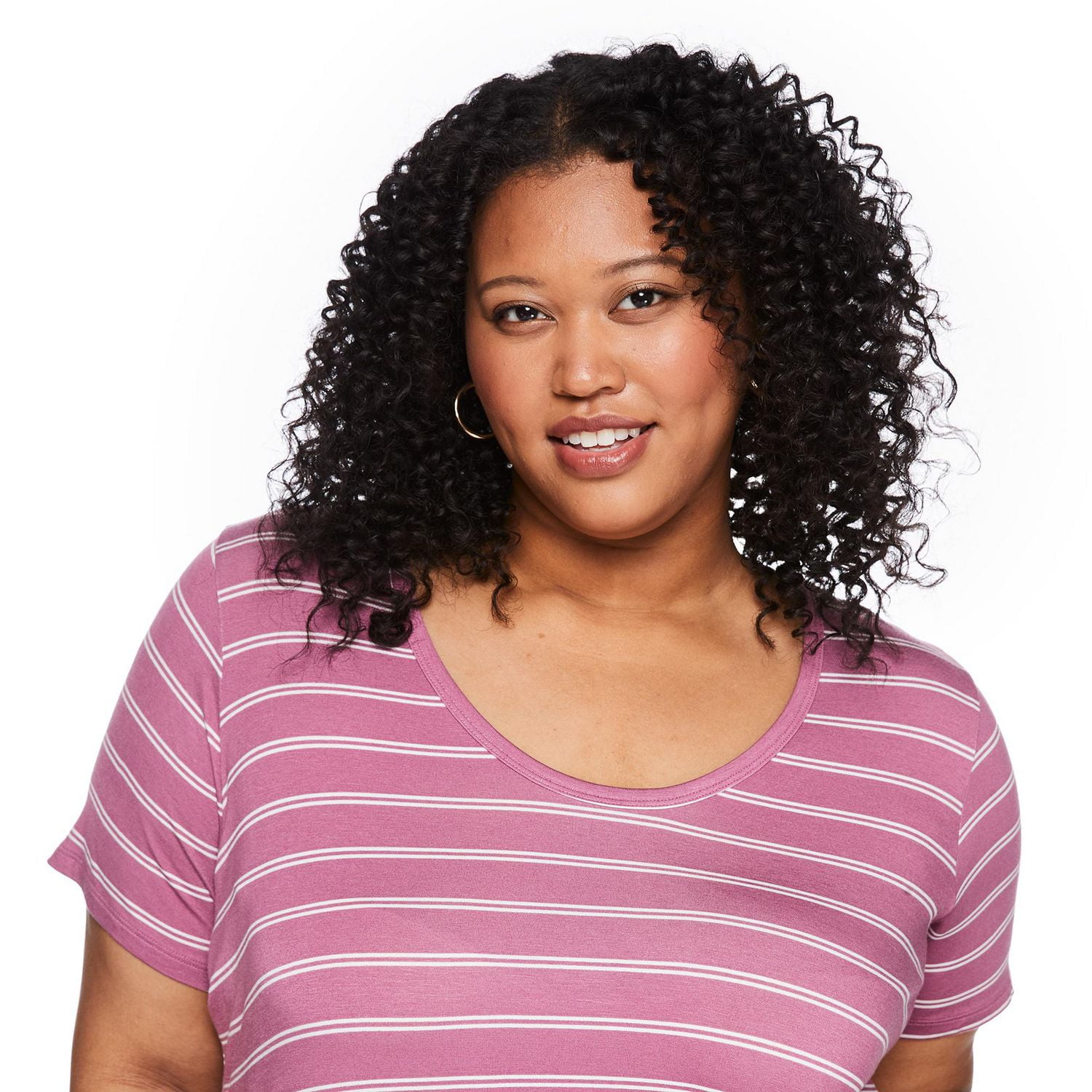 George Women's Plus Scoop Neckline Tee, Sizes 1X-4X