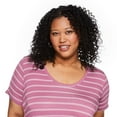 thumbnail image 4 of George Women's Plus Scoop Neckline Tee, 4 of 6