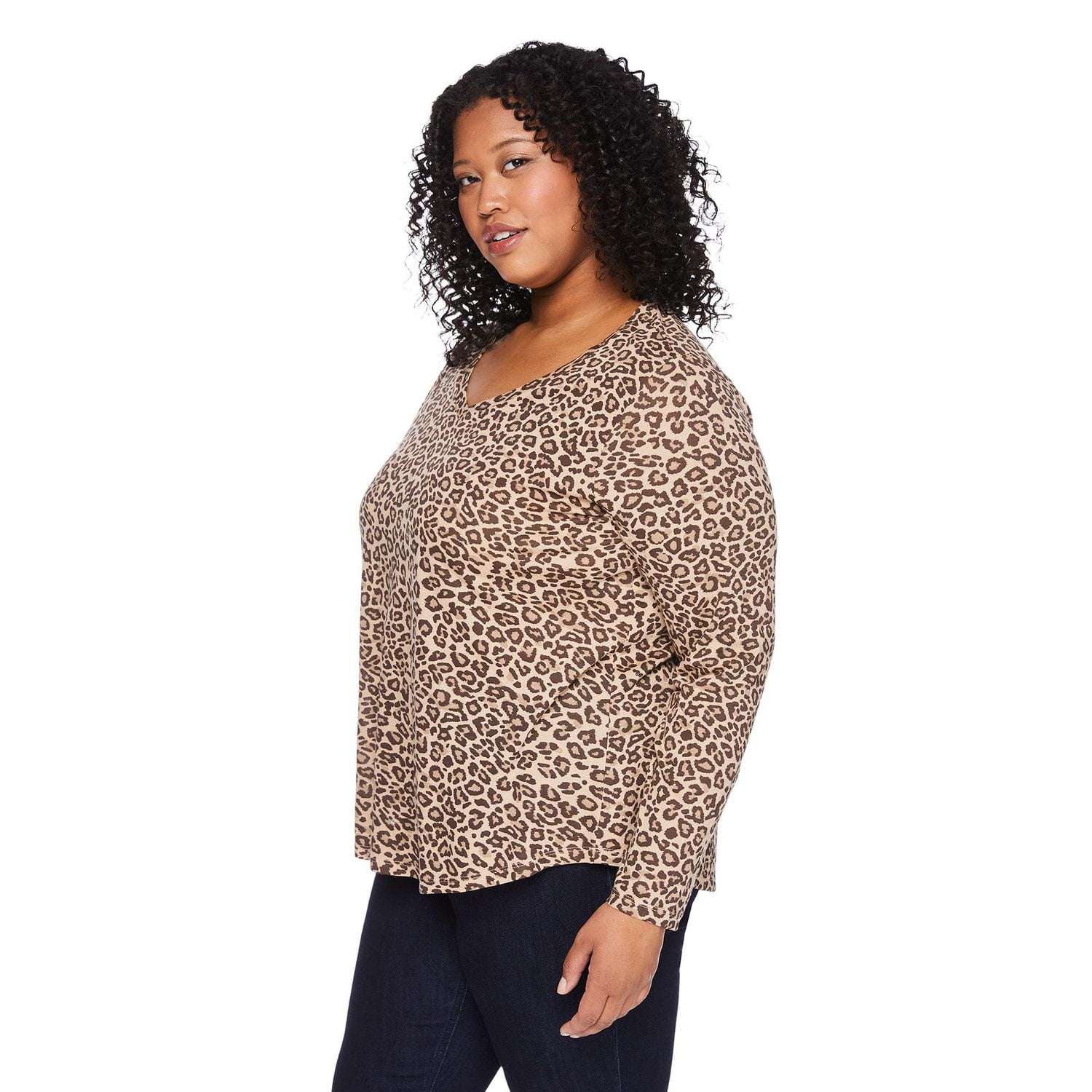 George Women's Plus V-Neckline Tee