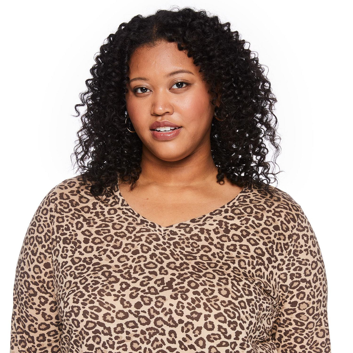 George Women's Plus V-Neckline Tee