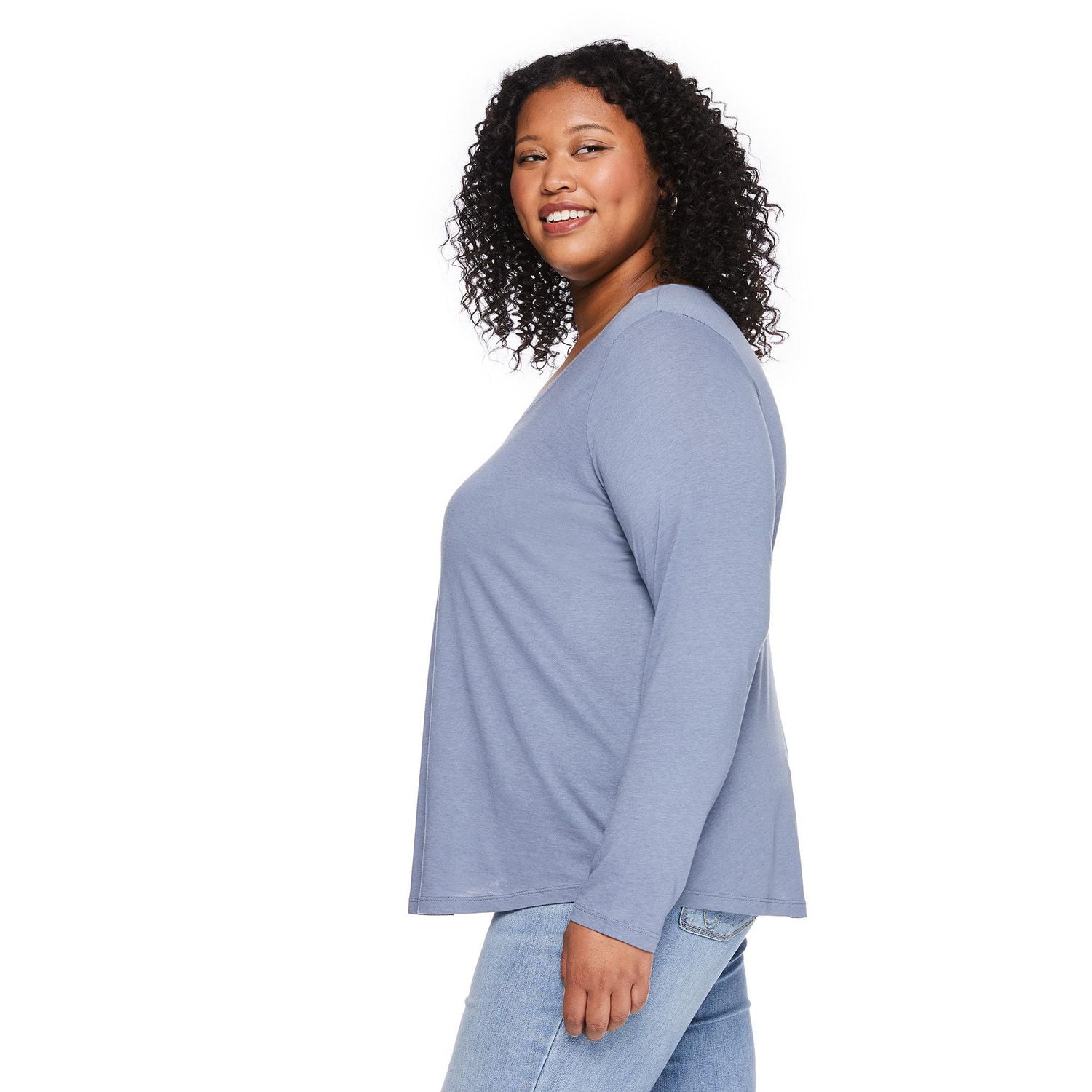 George Women's Plus V-Neckline Tee