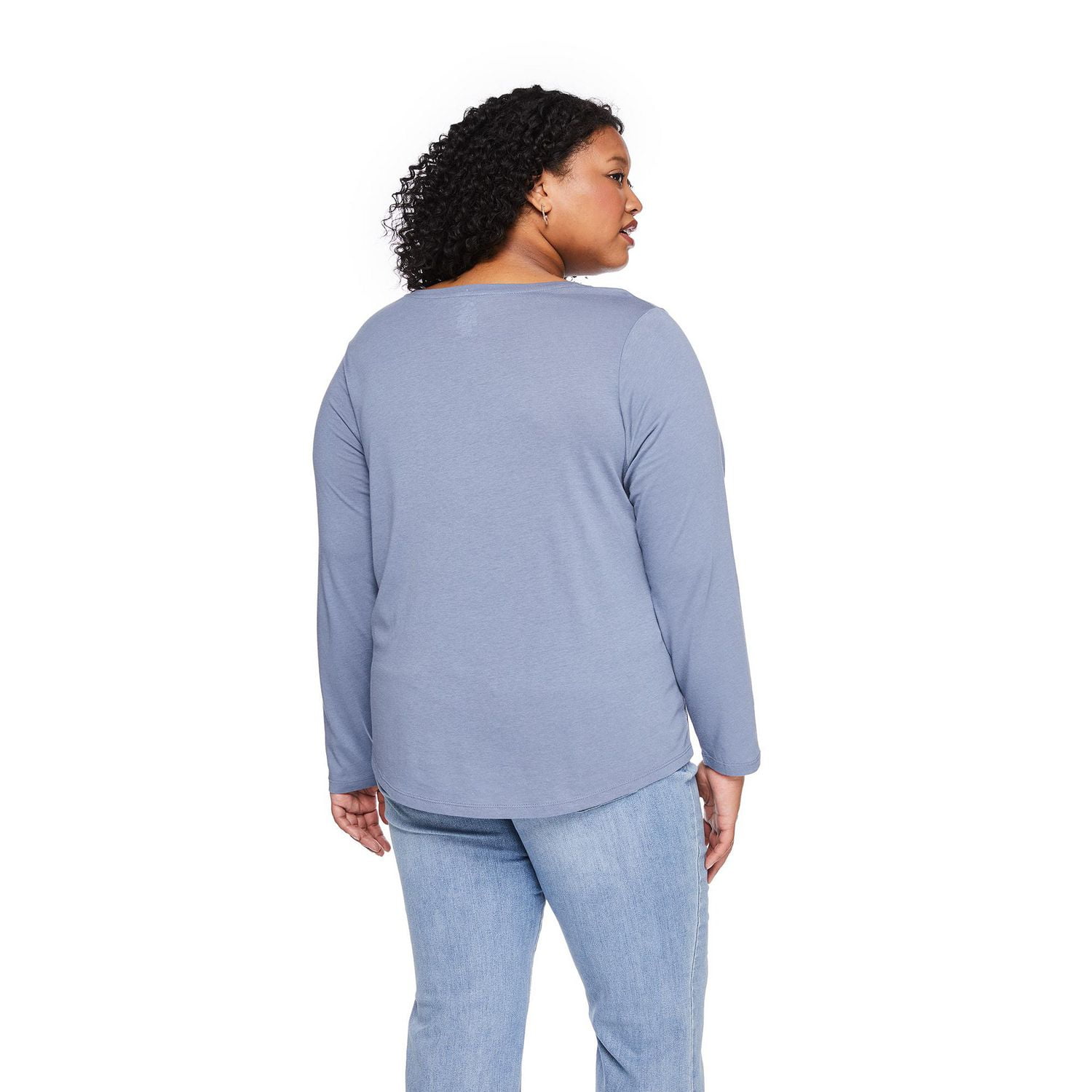 George Women's Plus V-Neckline Tee