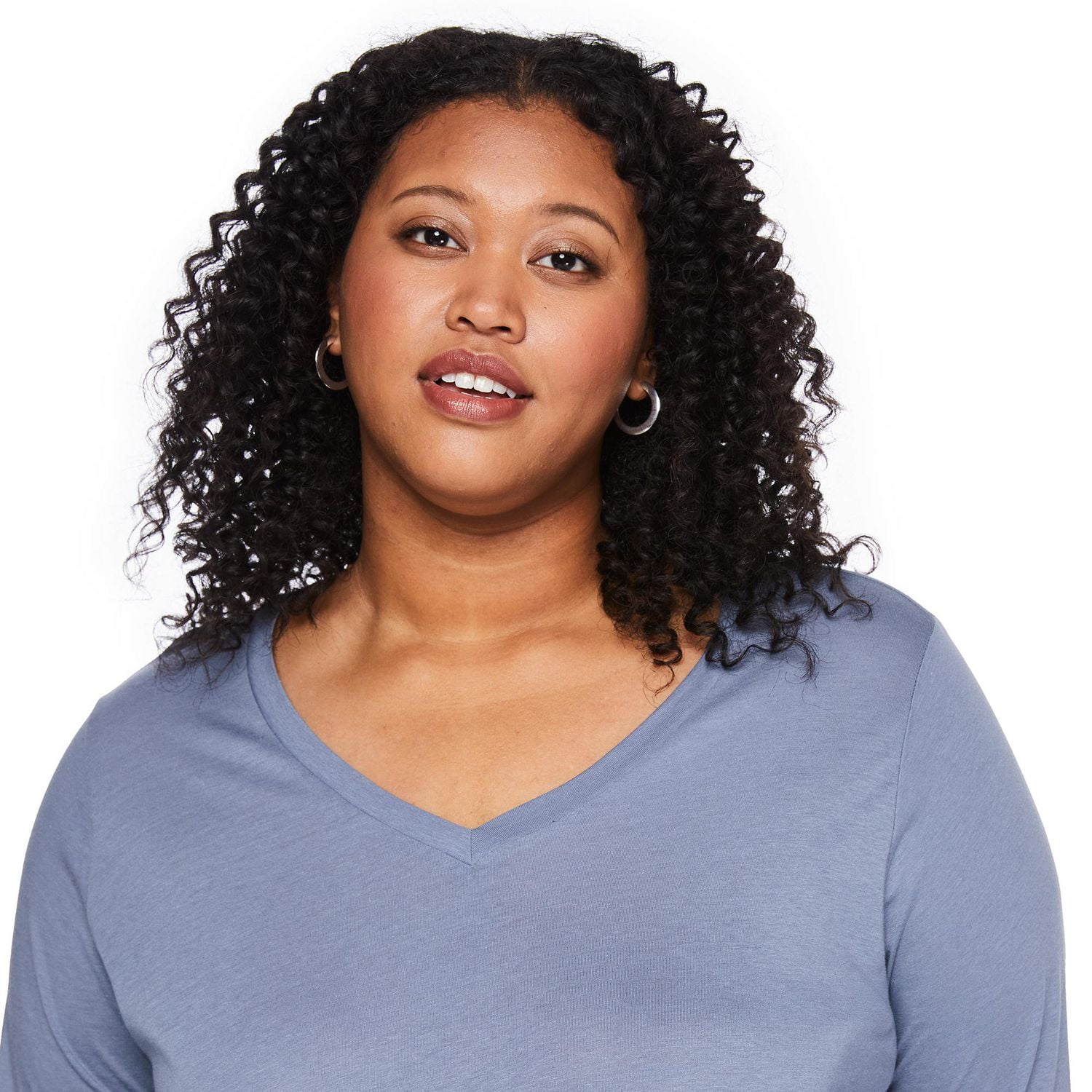 George Women's Plus V-Neckline Tee