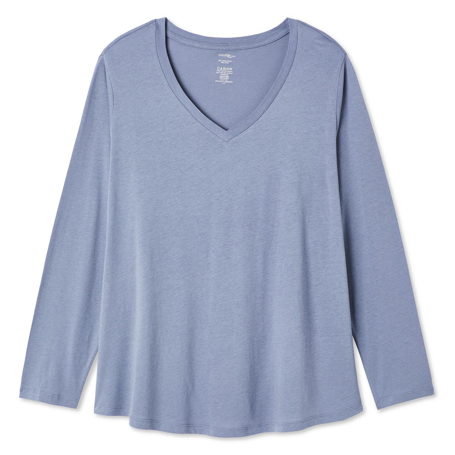 George Women's Plus V-Neckline Tee