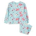 thumbnail image 2 of George Toddler Girls' Velour Pajama 2-Piece Set, 2 of 2
