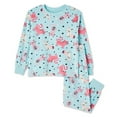 thumbnail image 1 of George Toddler Girls' Velour Pajama 2-Piece Set, 1 of 2