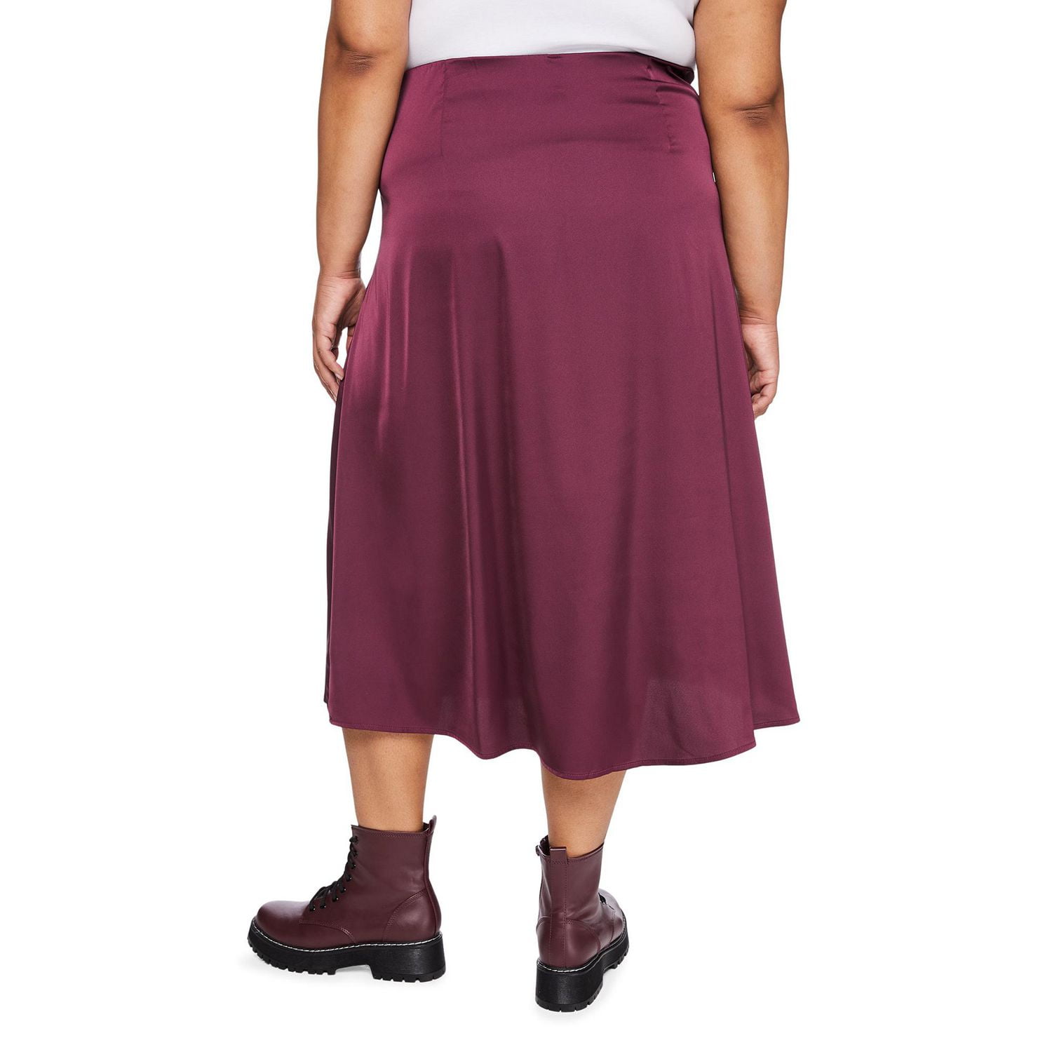 George Women's Plus Satin Skirt