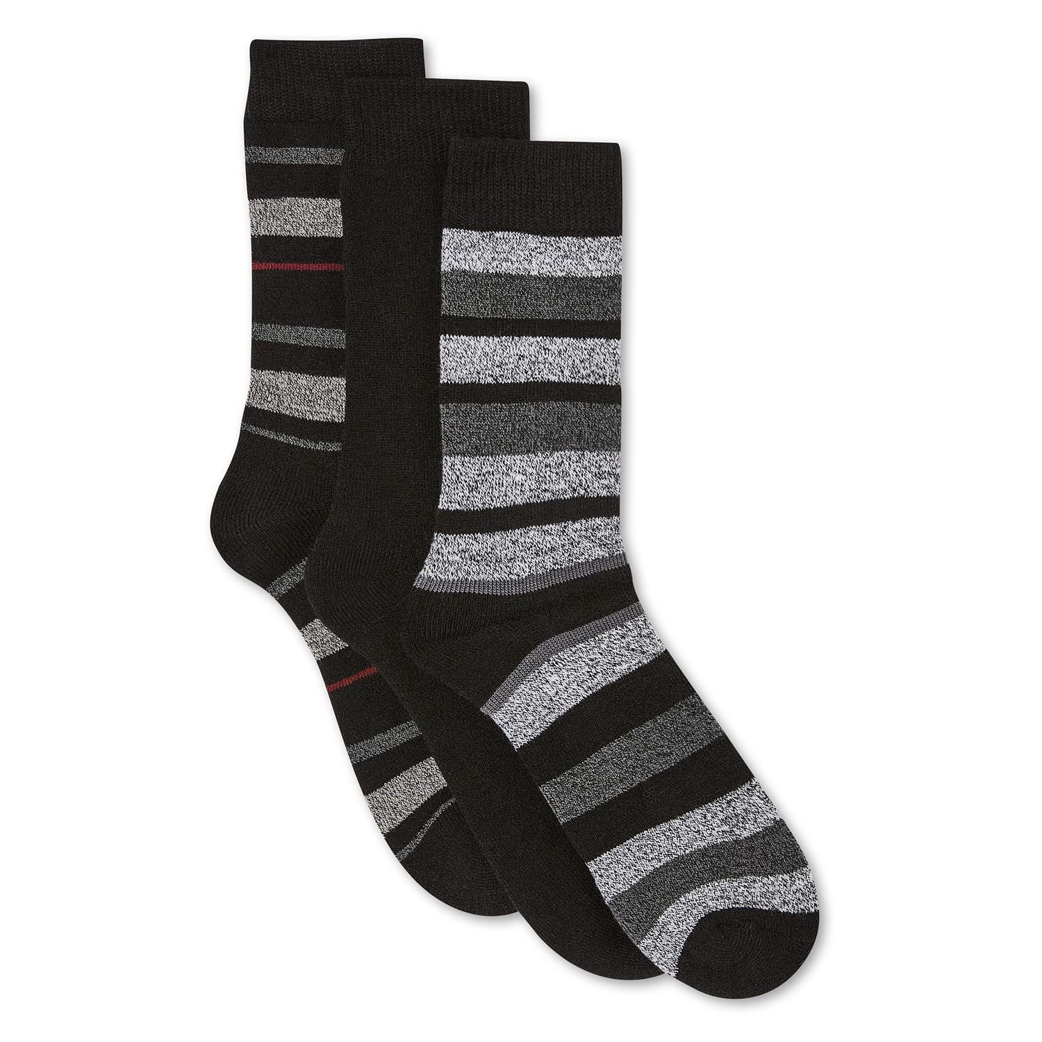 Athletic Works Men's Thermal Socks 3-Pack