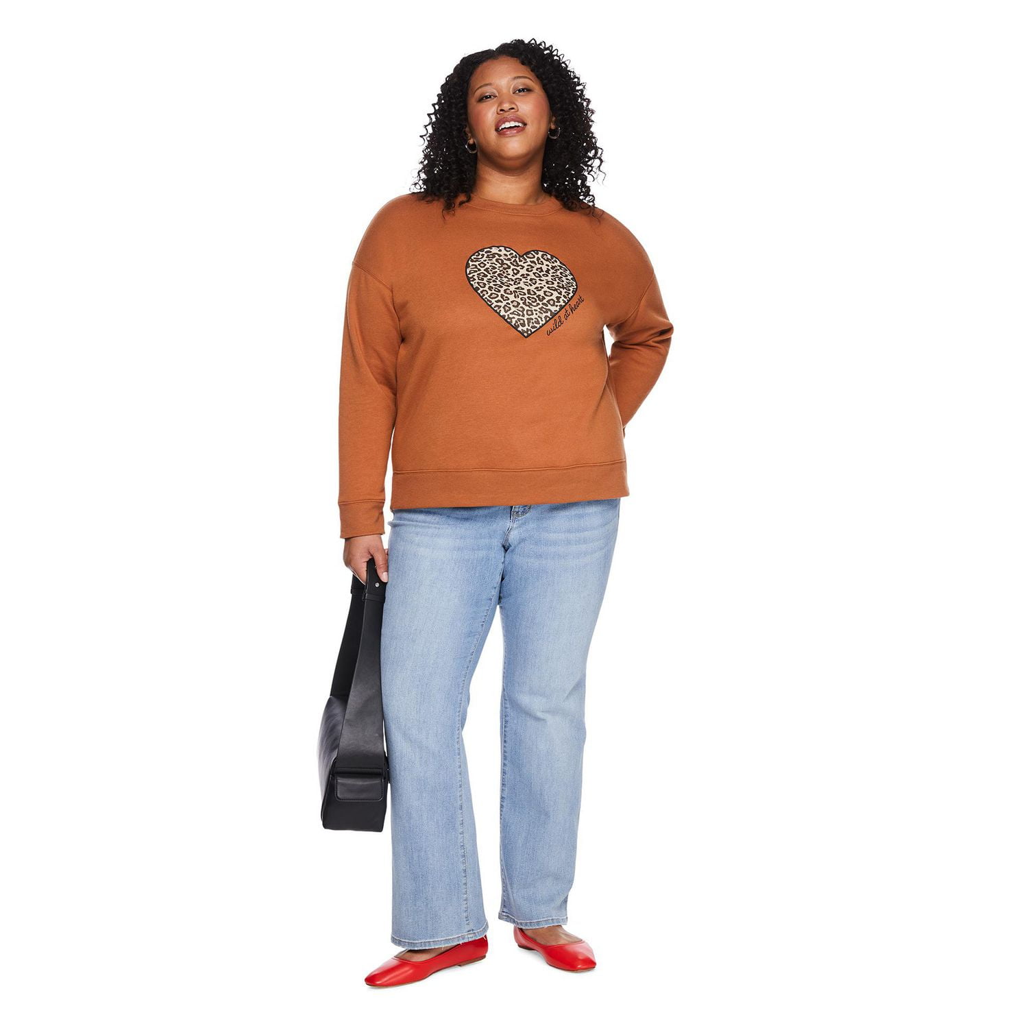 George Women's Plus Crew Neckline Popover, Sizes 1X-4X