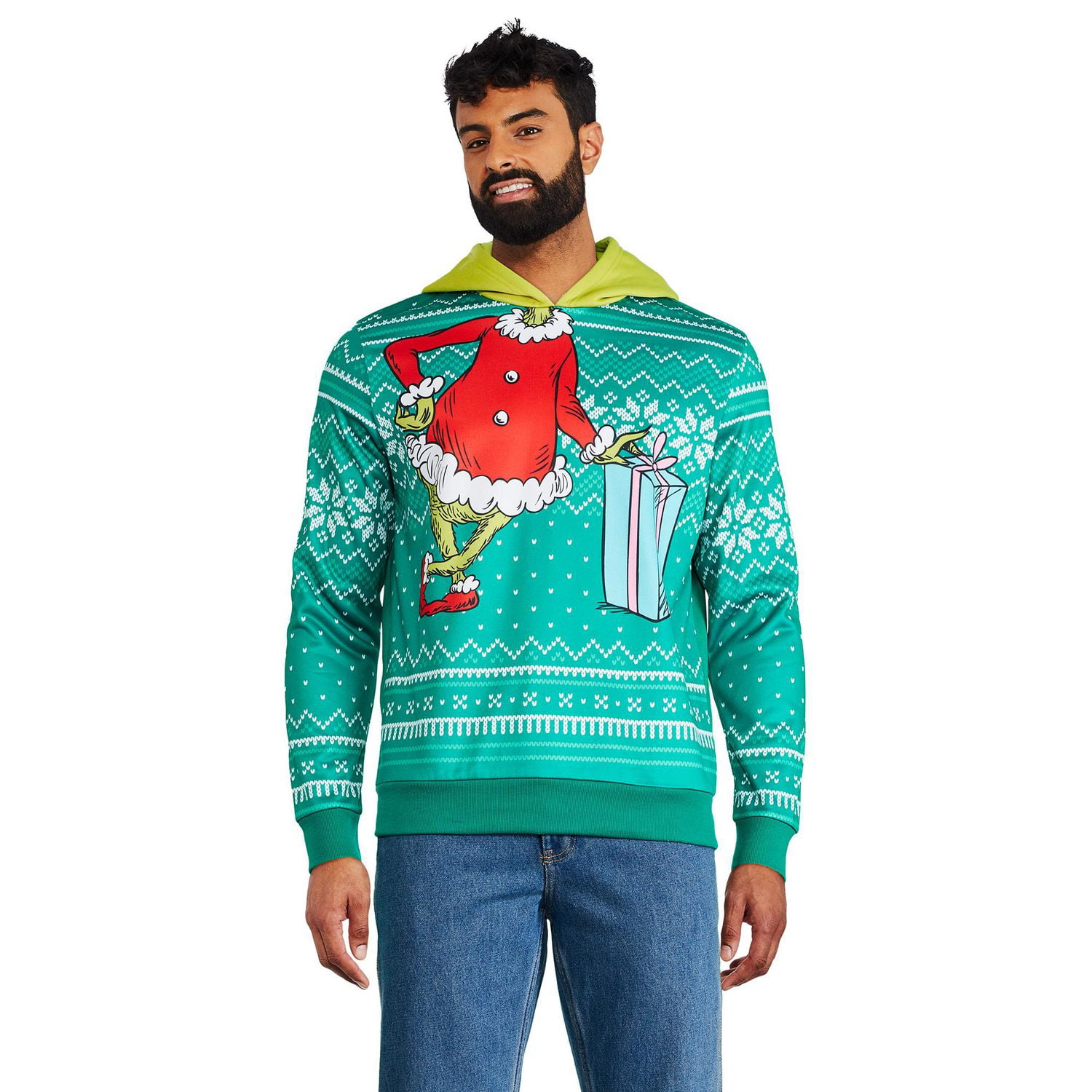 The Grinch Men's Hoodie, Sizes S-XL