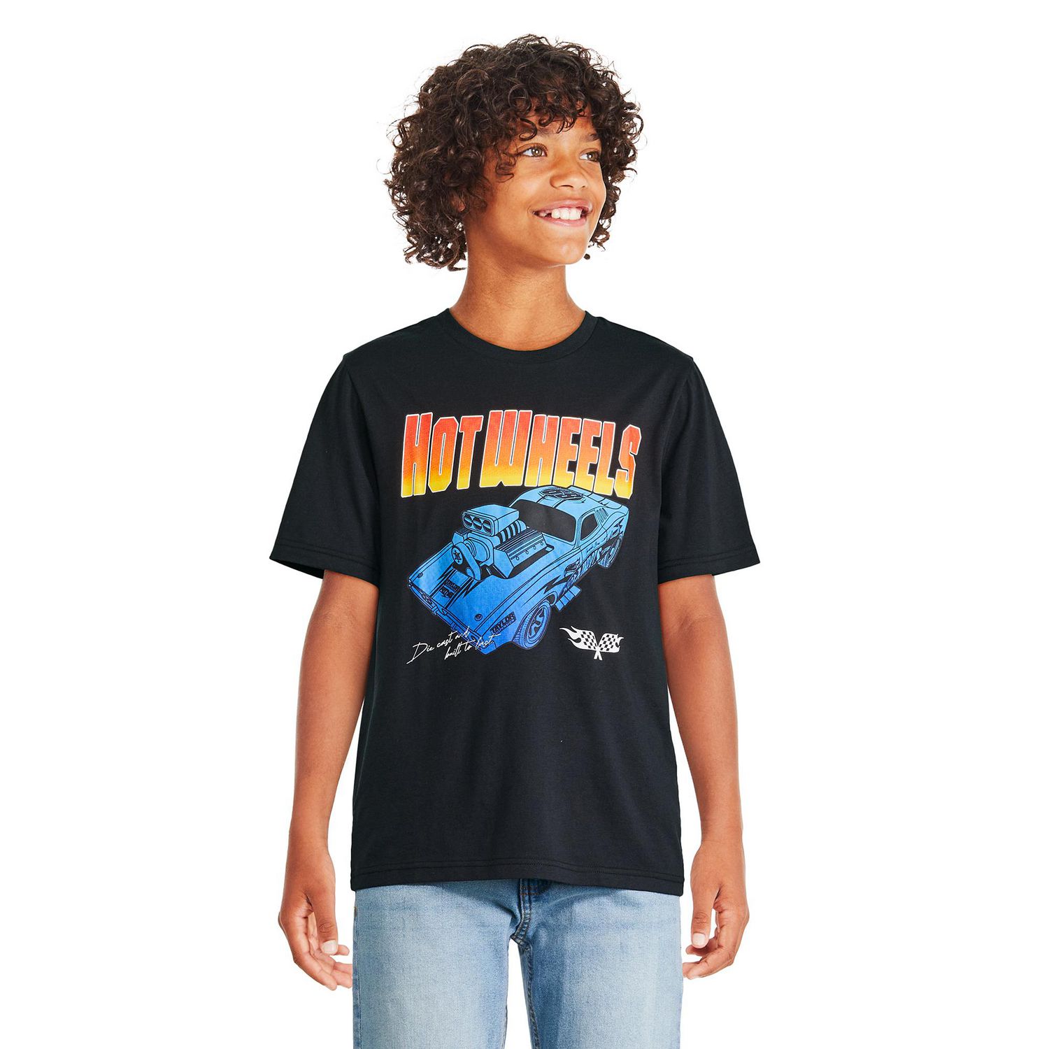 T-shirt à manches courtes Hot Wheels pour garçons