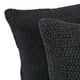 Taies d’oreiller en tricot (ensemble de 2) en coton doux et résistant style chalet, avec fermeture éclair – image 4 sur 6