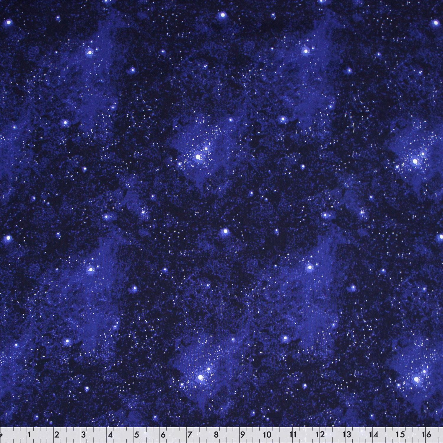 Fabric Creations Navy Blue Stars and Galaxies Cotton Fabric by the