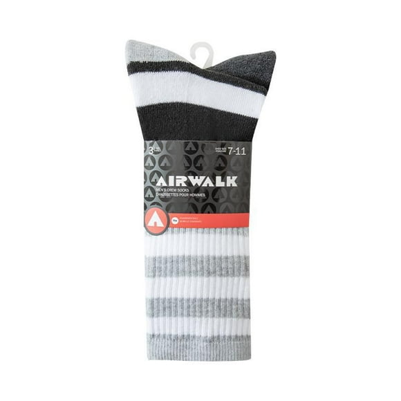 Airwalk 3 Paires chaussette regulière - Homme Taille de chaussure 7-11