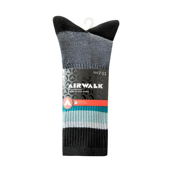 Airwalk 3 Paires chaussette regulière - Homme Taille de chaussure 7-11