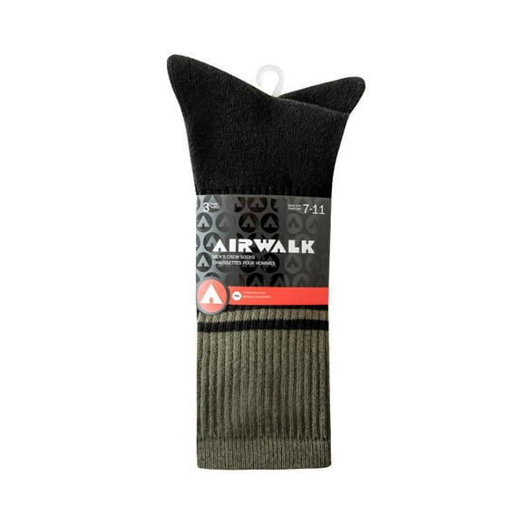 Airwalk 3 Paires chaussette regulière - Homme Taille de chaussure 7-11
