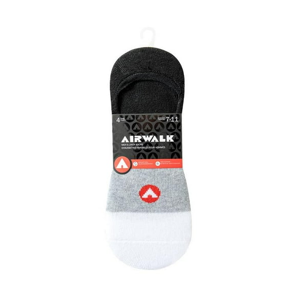 Airwalk 4 paires Invisible - Homme
