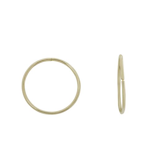 800mm Continuous Tube Hoop Earrings in 10K Gold  Zales
