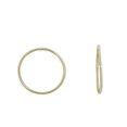 thumbnail image 1 of 10K White Gold 14mm Endless Hoop Earrings, 1 of 1