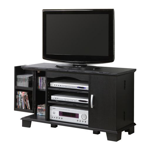 Black Wood TV Stand with Storage Walmart Canada