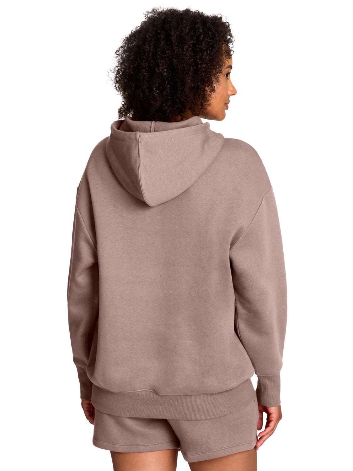 Reebok Sweat à capuche surdimensionné Weekender pour femme avec petit logo
