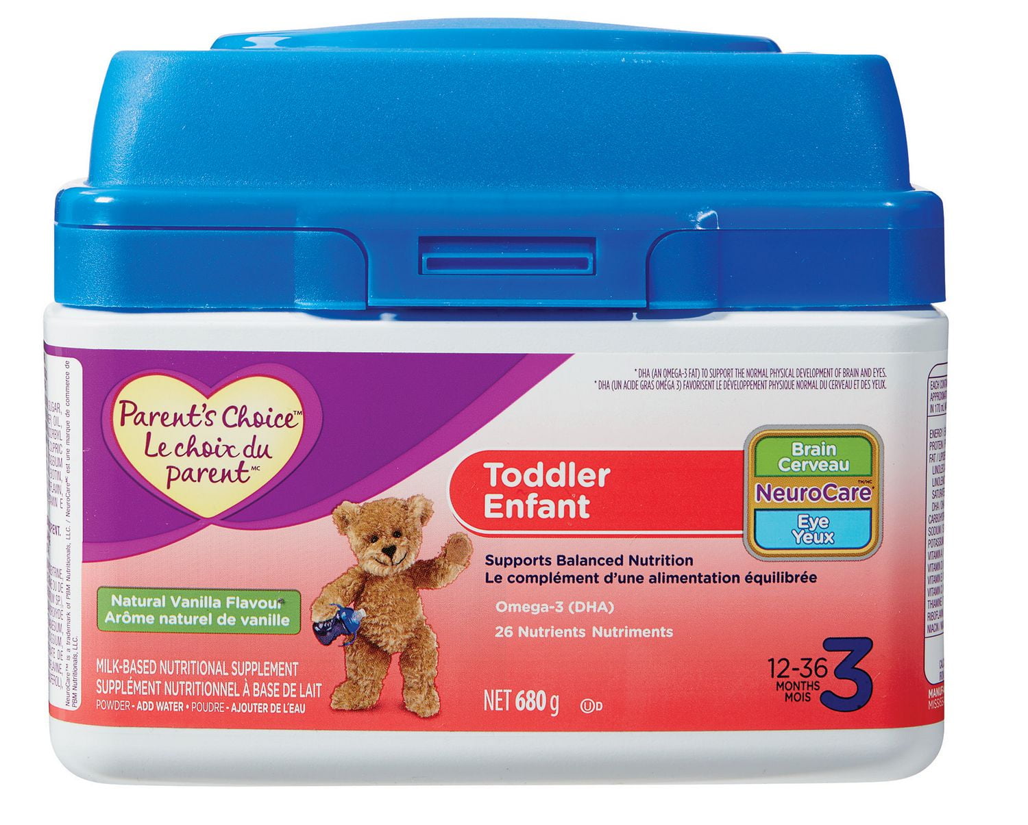 Parent's Choice Nutritional Supplement Toddler 3 Walmart Canada