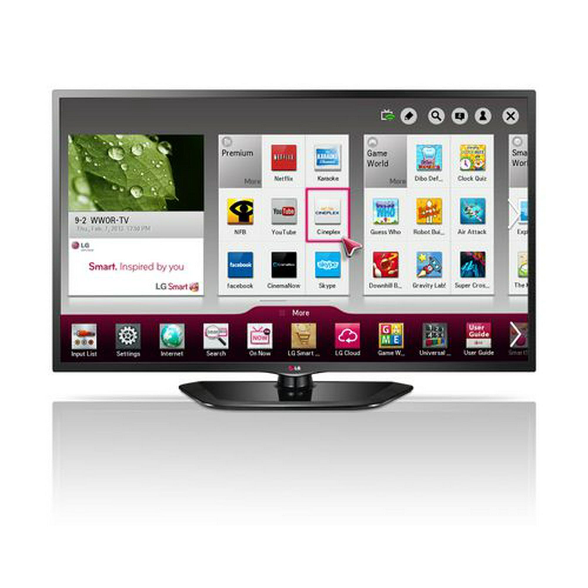 LG 32” HD LED 120 MCI with Smart TV (32LN570B) - Walmart.ca 