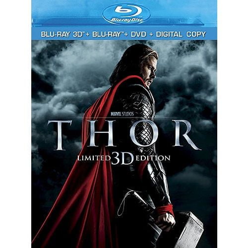 Thor 3D (3-Disc) (Blu-ray 3D + Blu-ray + DVD + Copie Numérique)