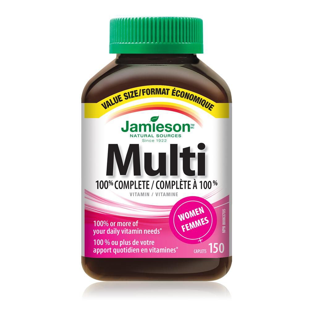 Jamieson Laboratories Jamieson 100% Complete Multivitamin for Women Value Size