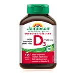 Jamieson Vitamin D3 Softgels, 2500 IU, Extra Strength, 135 Count