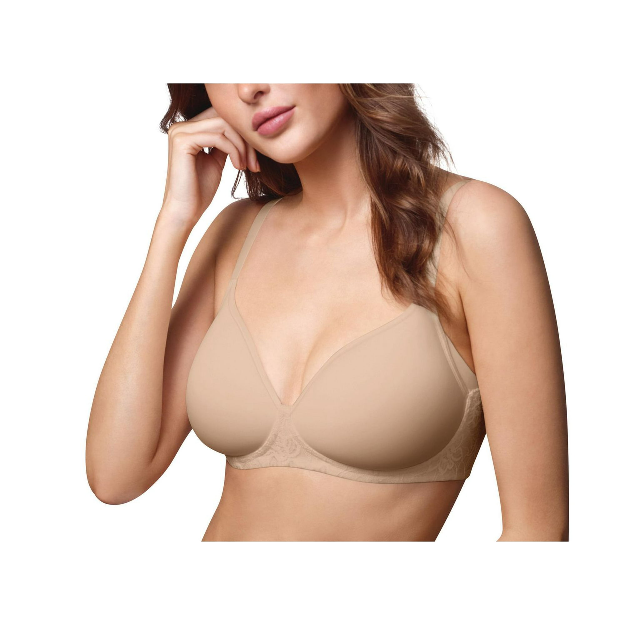 WonderBra Back And Side Smoothing Spacer Wireless Bra, Size 36C- 44D