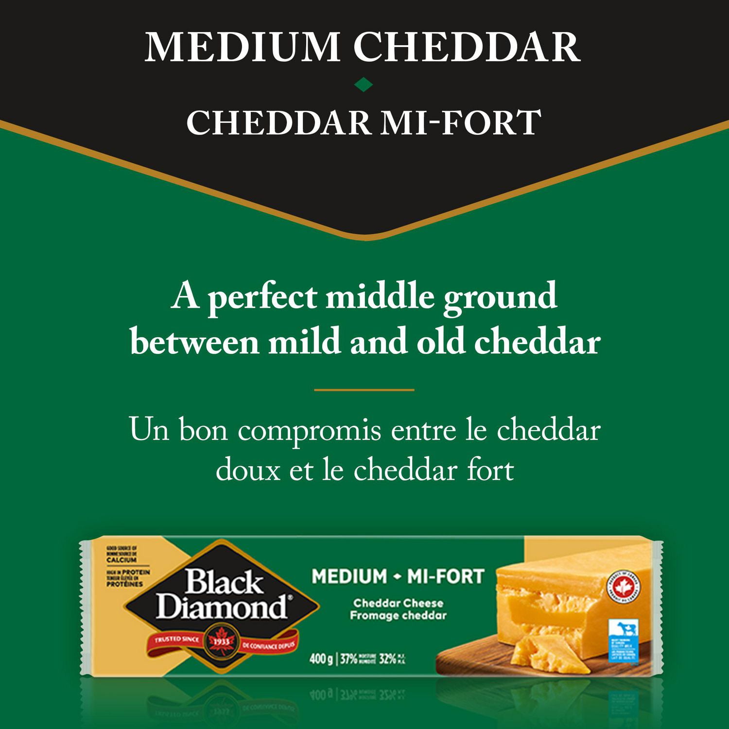 Black Diamond Fromage Cheddar Mi-Fort