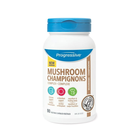 Progressive Mushroom Complex Capsules, 90 Count