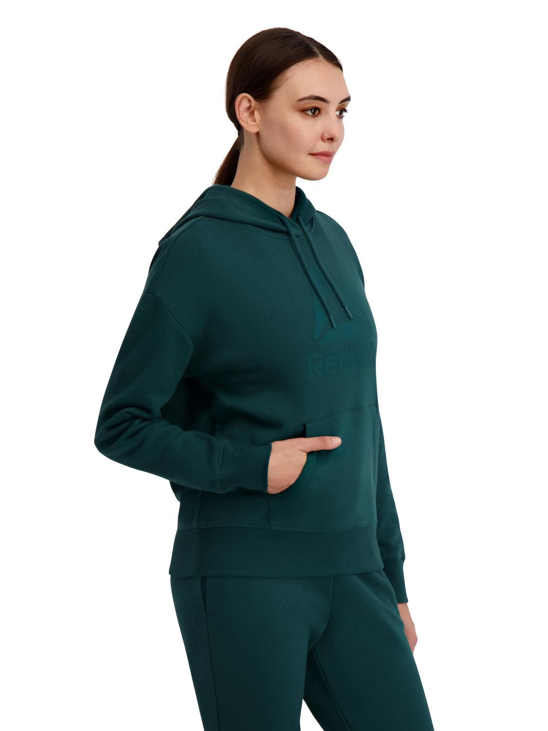 Sweat à capuche polaire pour femme Reebok Tailles XS-2XL