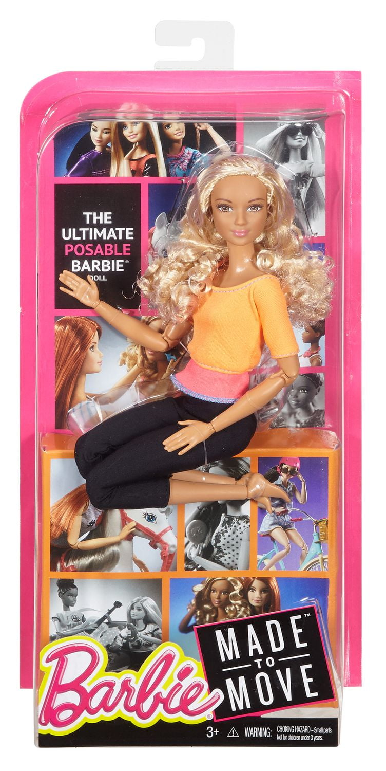 Barbie made to move 3 pack the ultimate posable barbie doll 2015 sale