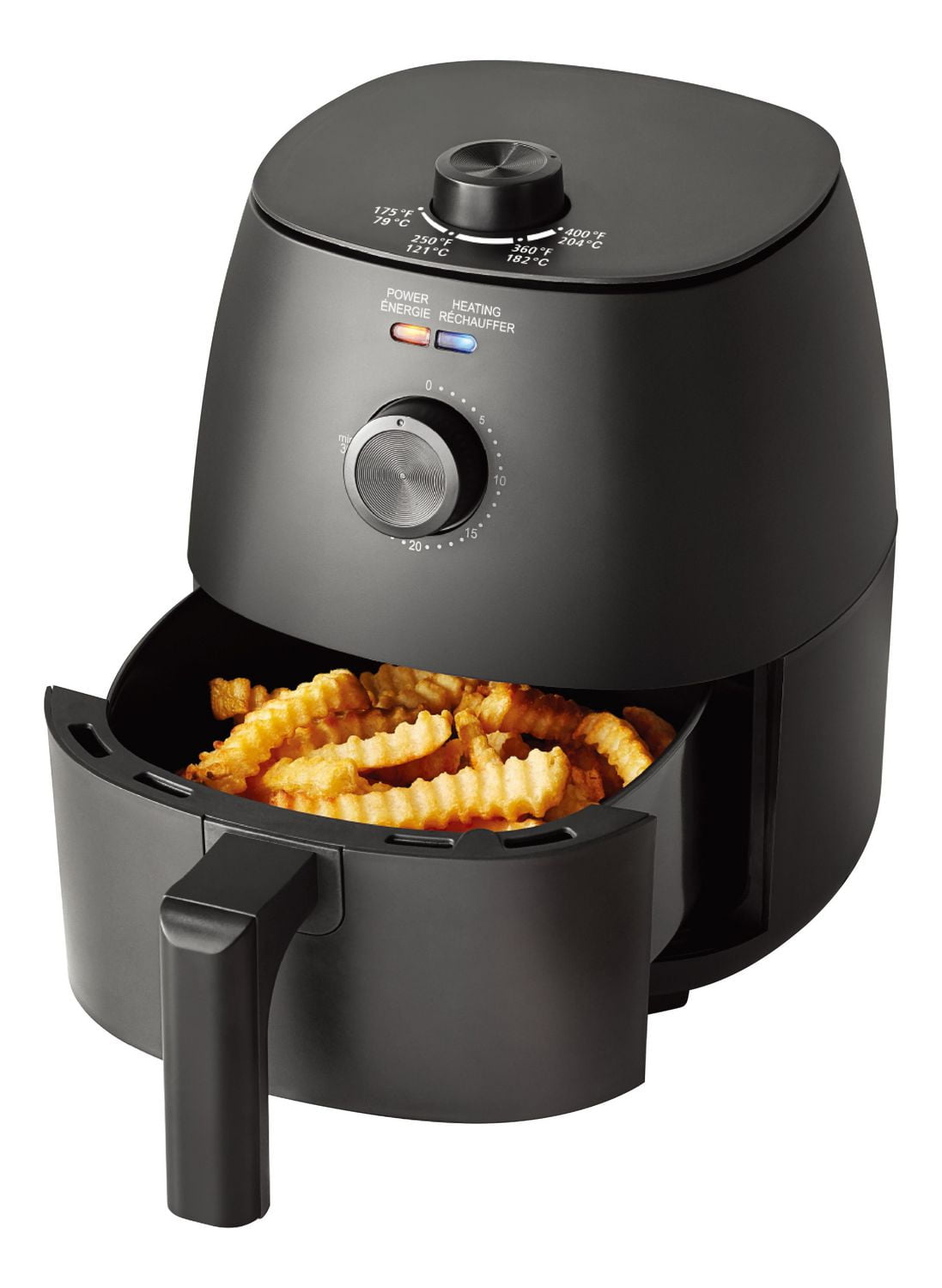 Bella 1.2 qt air convection fryer black best sale