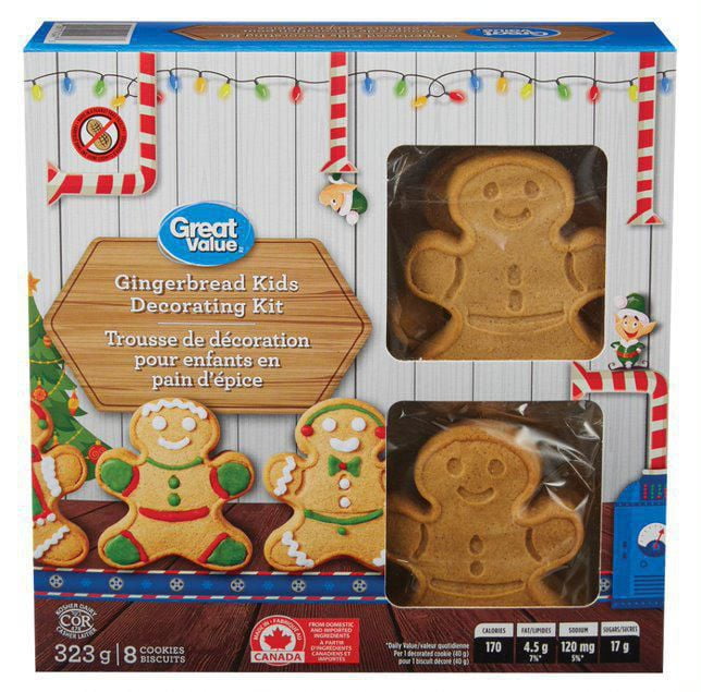 Great Value Gingerbread Kids Decorating Kit Walmart Canada