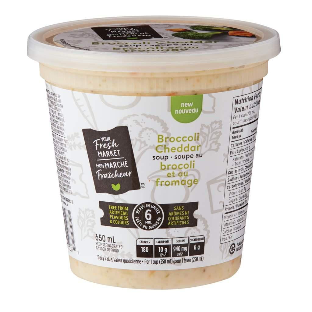Your Fresh Market Broccoli Cheese Soup Walmart Canada