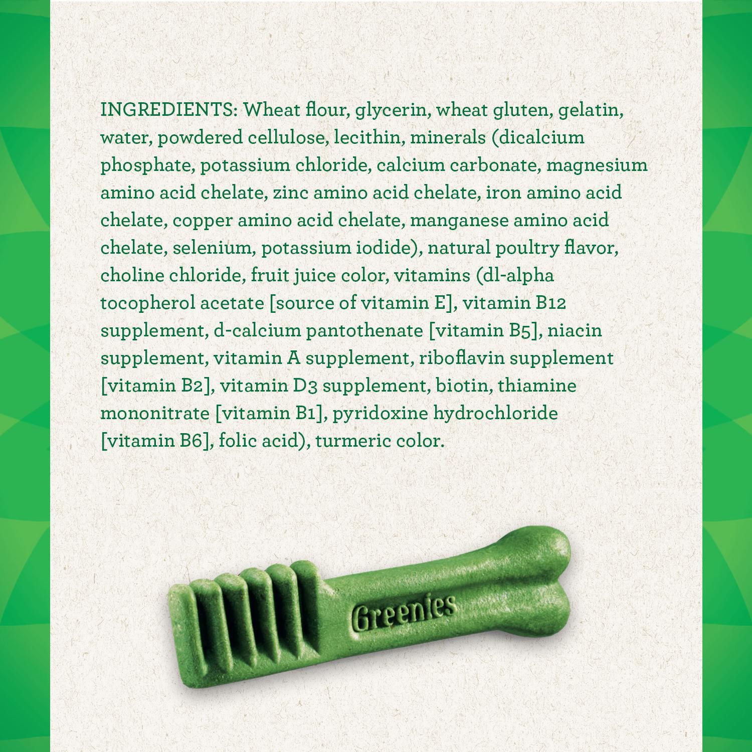 Green dog clearance dental chews