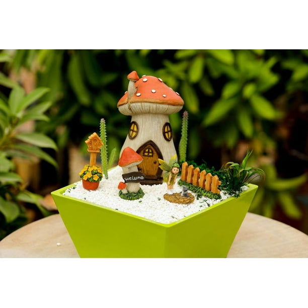 Ens. féerique miniature hometrends pour le jardin
