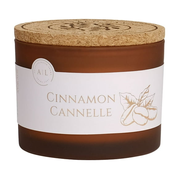 12oz Cinnamon Soy Wax Blended Scented Candle, · 12oz<br>· 340g<br>· pack # 1