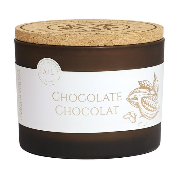 12oz Chocolate Soy Wax Blended Scented Candle, · 12oz<br>· 340g<br>· pack # 1