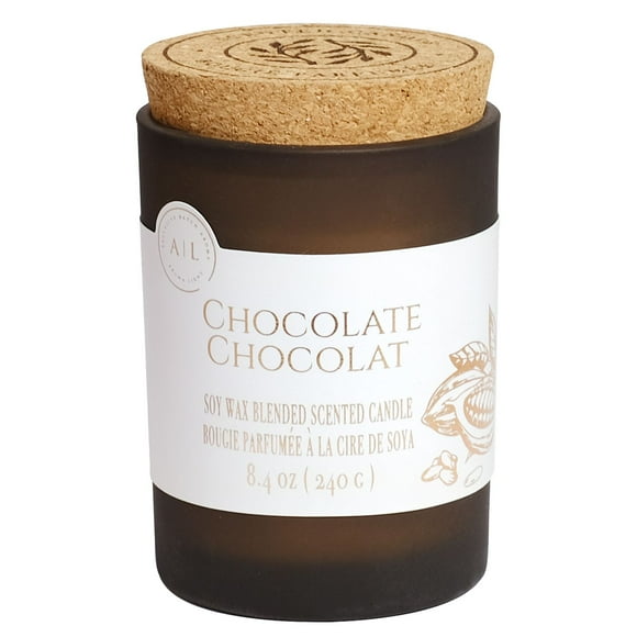 8.47oz Chocolate Soy Wax Blended Scented Candle, · 8.47oz<br>· 240g<br>· pack # 1