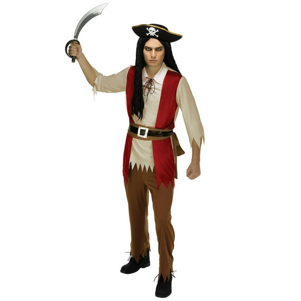 PARTYHOLIC PIRATE COSTUME LARGE 