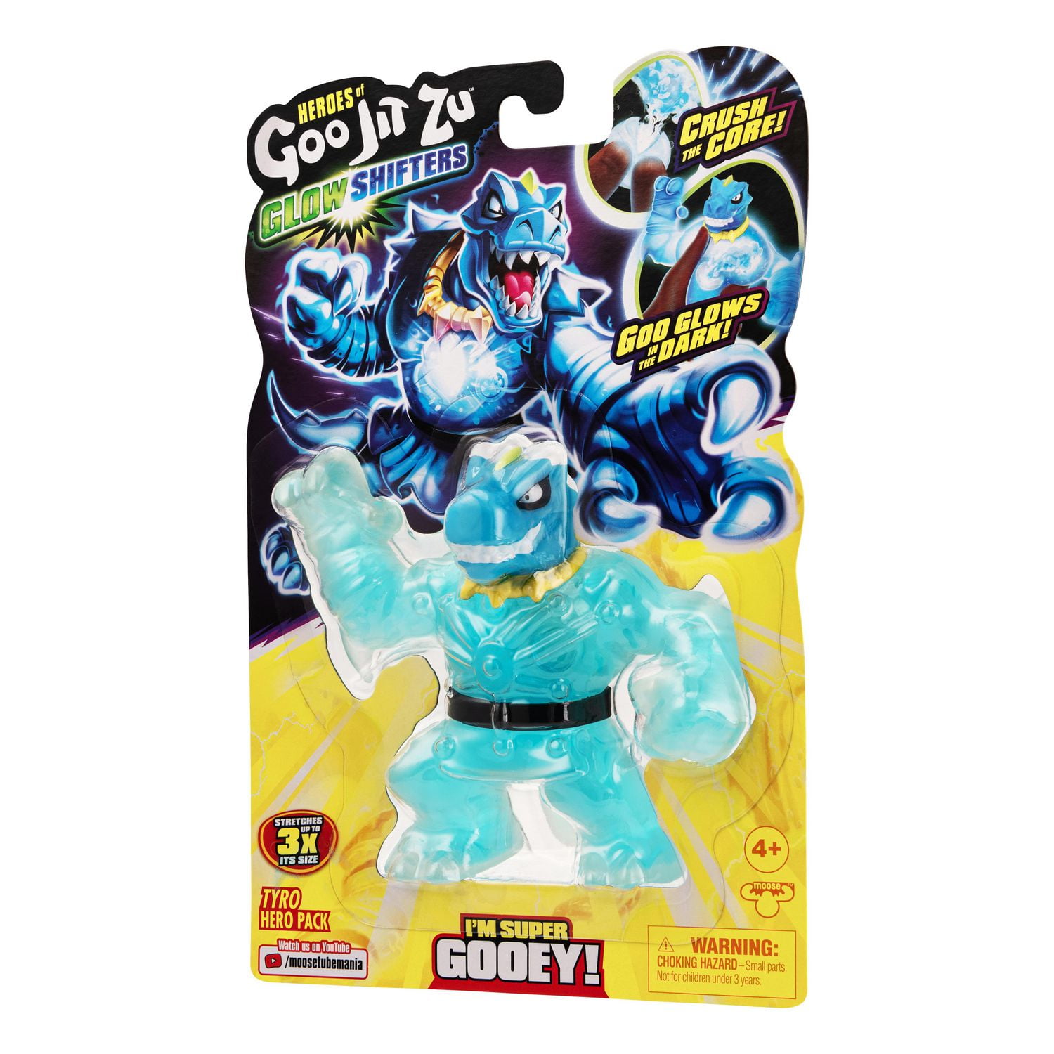 HEROES OF GOO JIT ZU GLOWSHIFTERS HERO PK TYRO Walmart