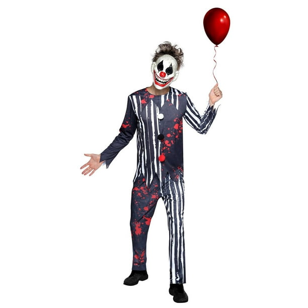 PARTYHOLIC CREEPY CLOWN COSTUME LARGE - Walmart.ca