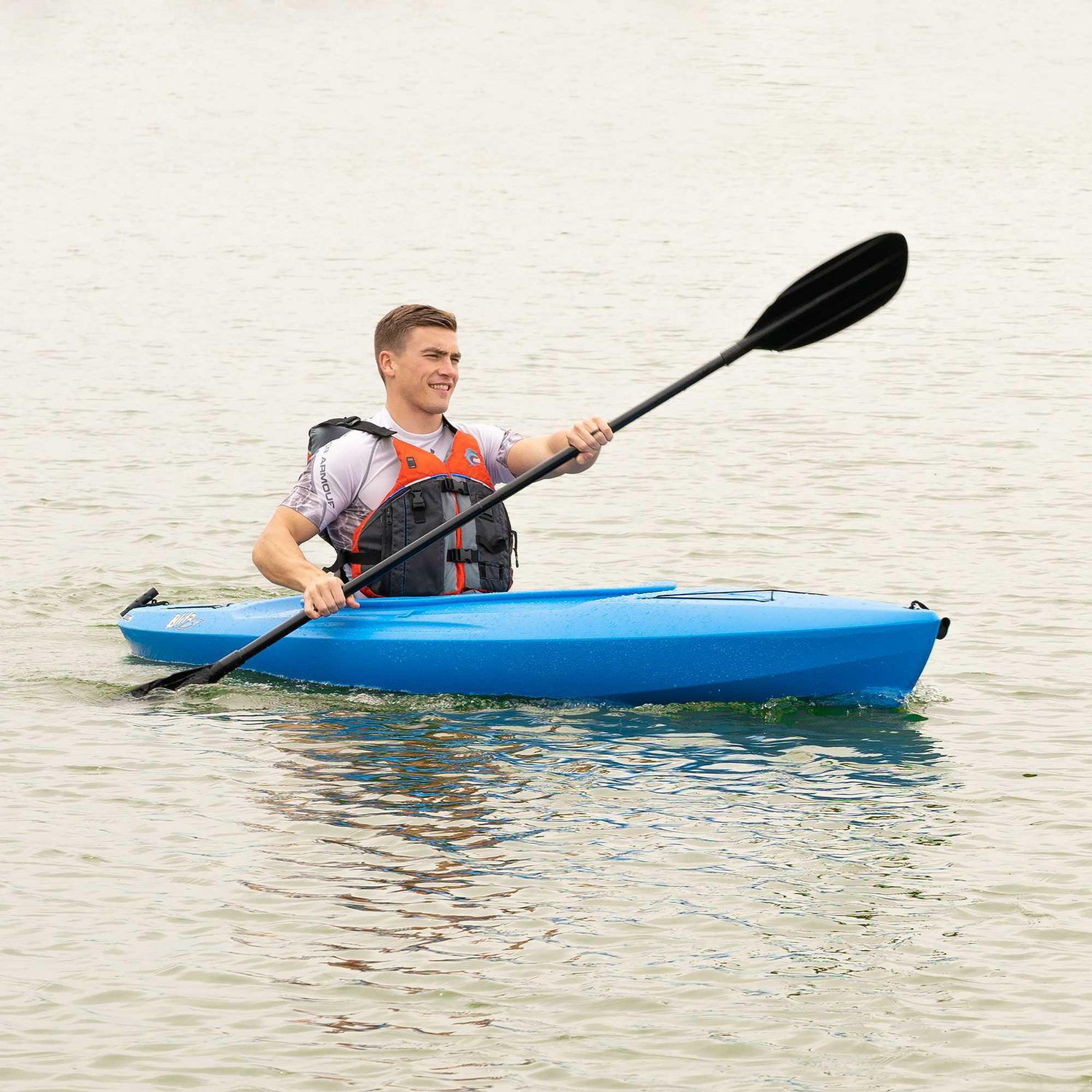 Kajikia 11 Foot-9 Inch Sit-On-Top Recreational Single Person Fishing Kayak  with Padded Seat&Aluminum Paddle - Kayak Kook