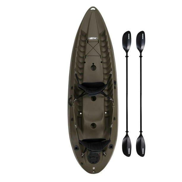 Lifetime Sport Fisher Angler 100 Kayak (Paddles Included) 