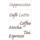 Café espresso - 4 feuilles 8,56 po X 19,875 po – image 1 sur 2